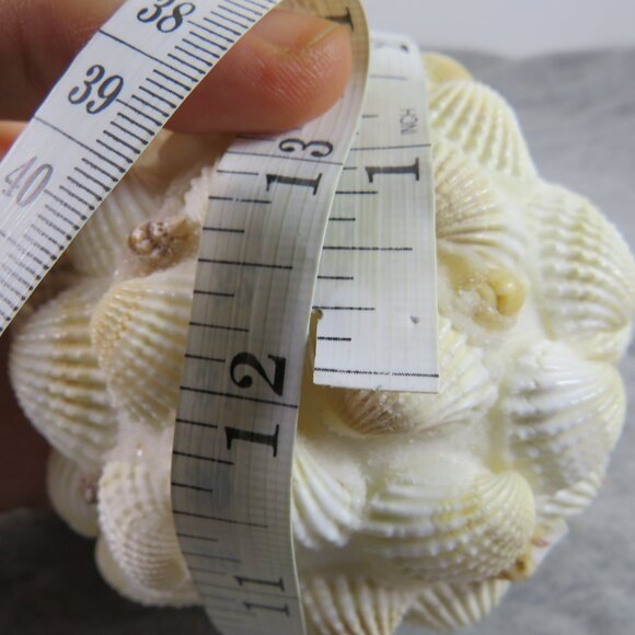 Sea Shell Ball - Orb - Round Coastal Decoration 12" round - Picture 10 of 10